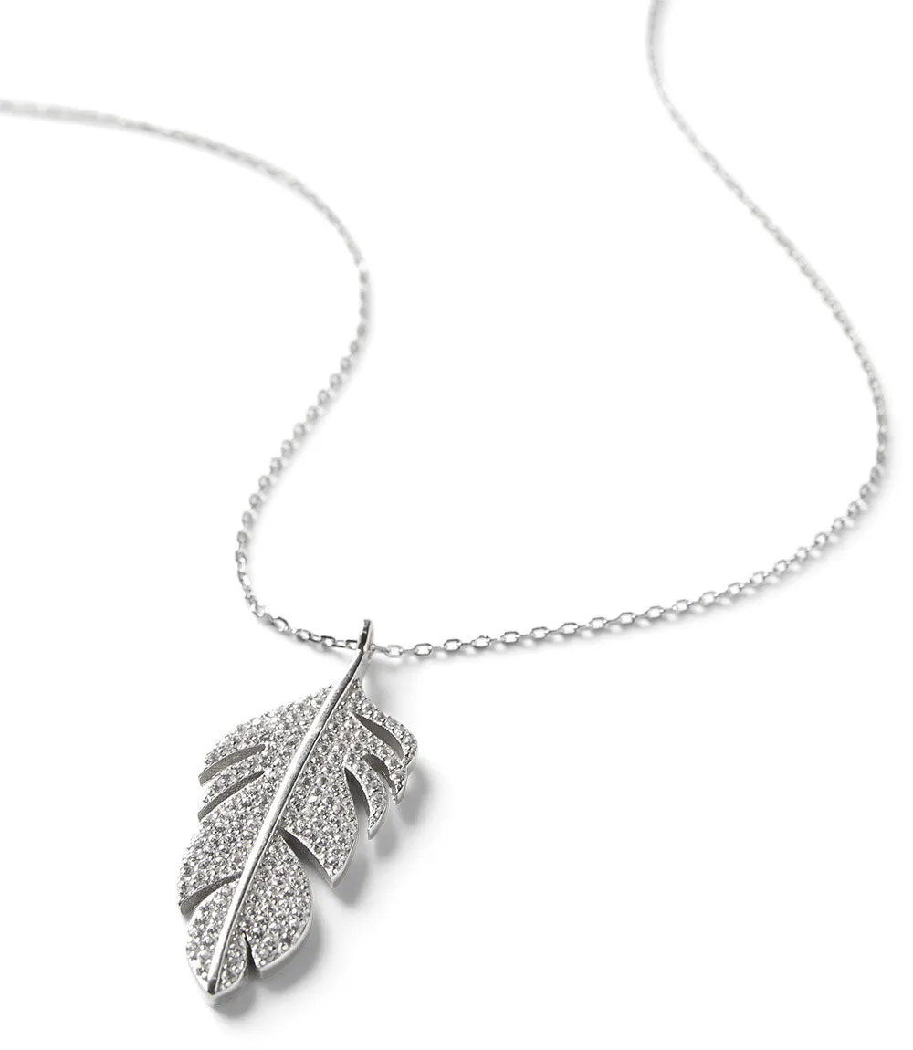 Feather Pendant Necklace