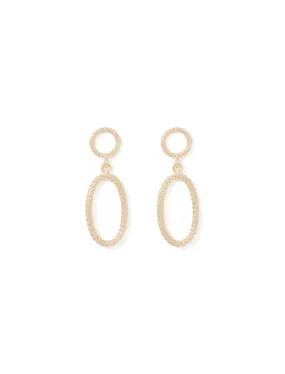 Felicity Fine Texture Drop Earrings