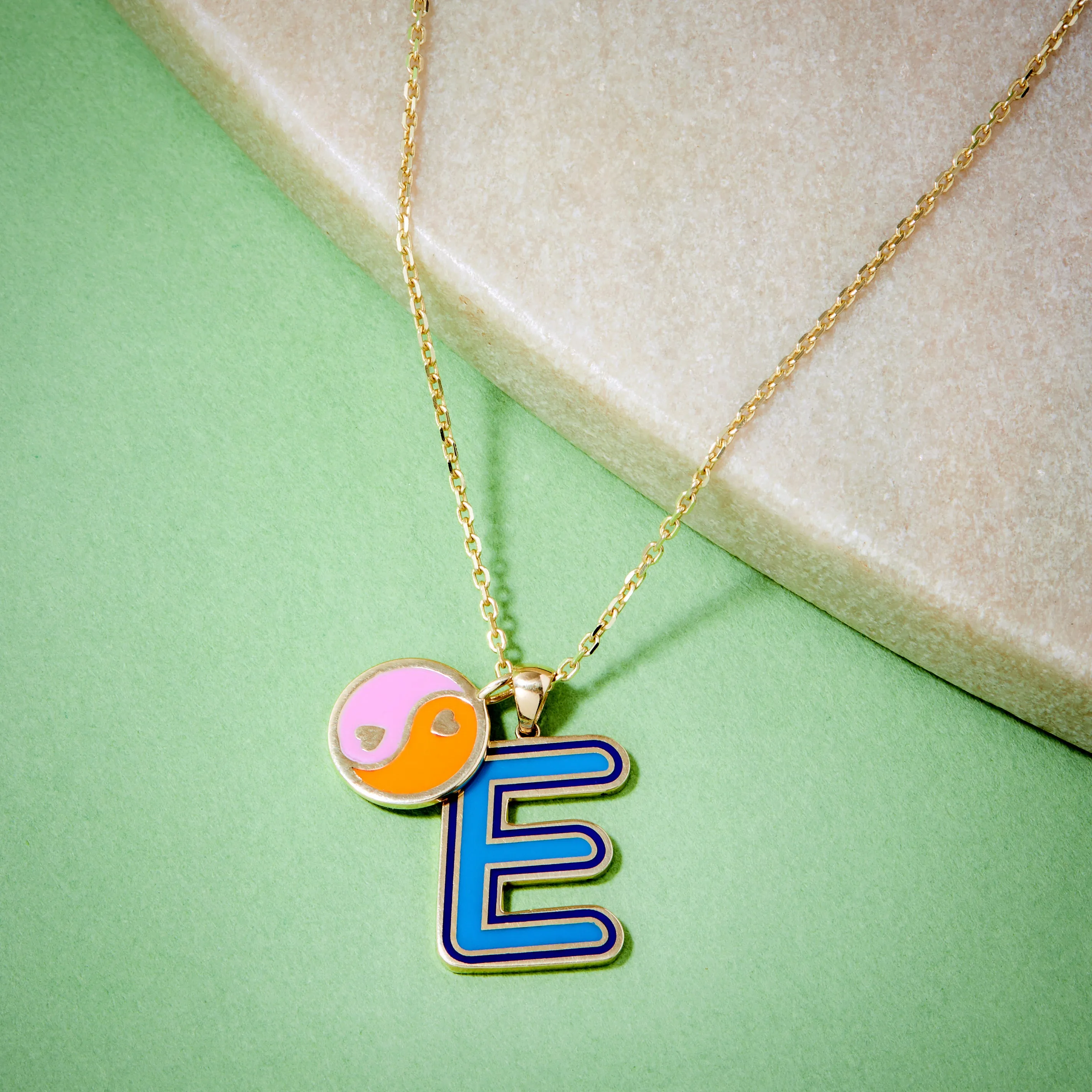 Fridge Magnet Initial Pendant