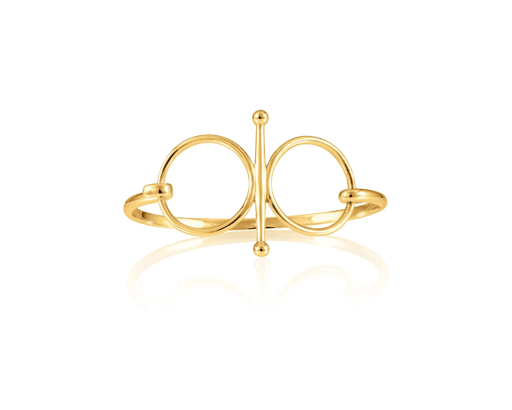 Fulmer Snaffle Bit Bangle | Gold