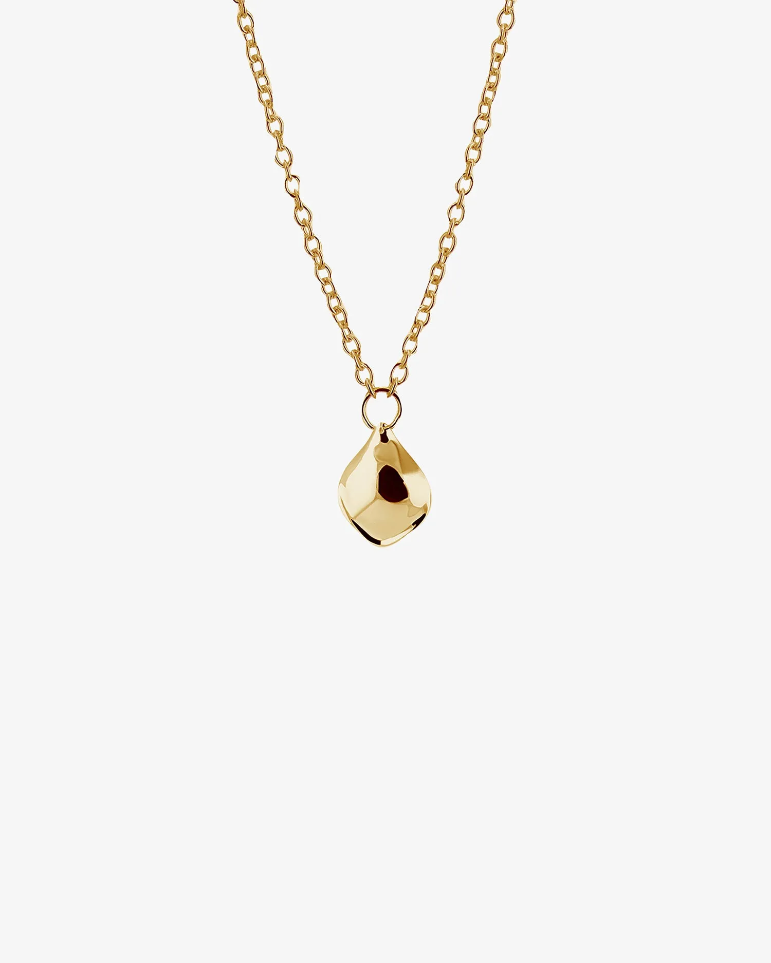 Gaias Grace drop necklace gold