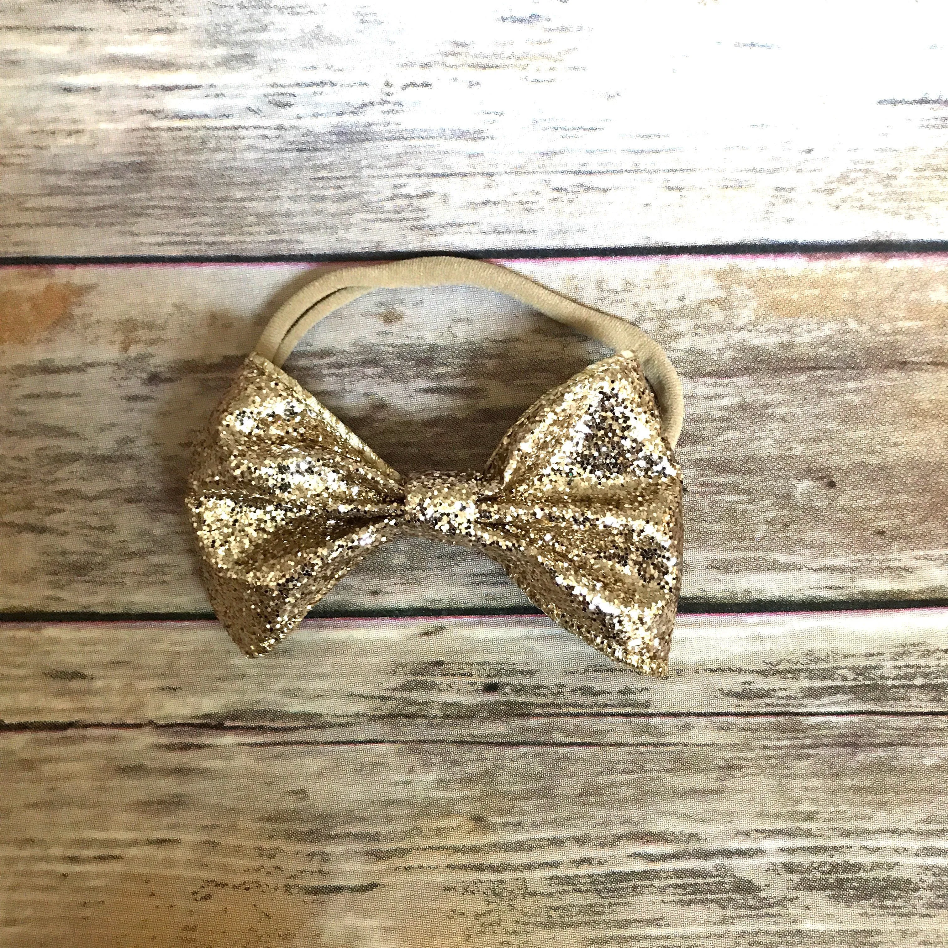 Gold Bow Headband