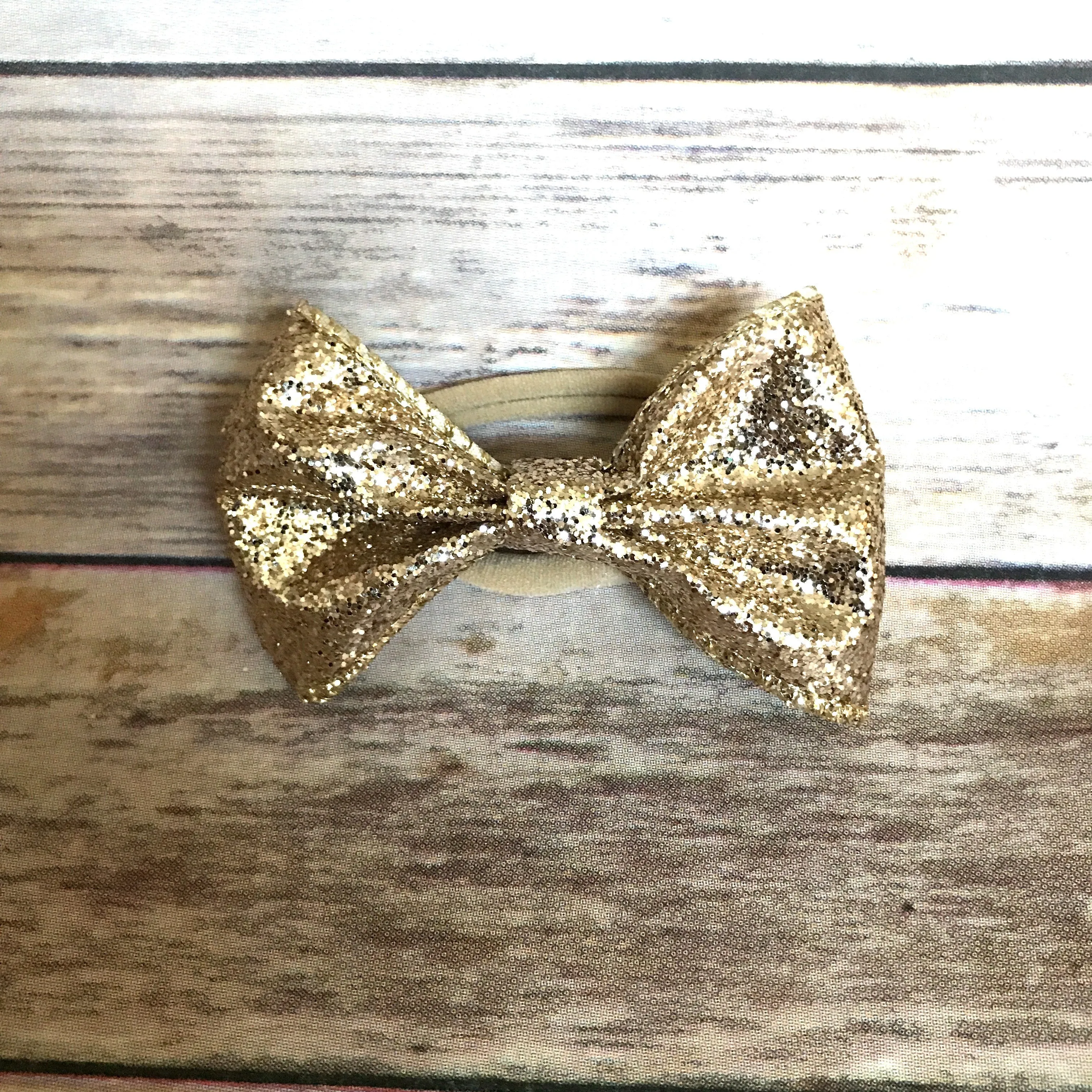 Gold Bow Headband