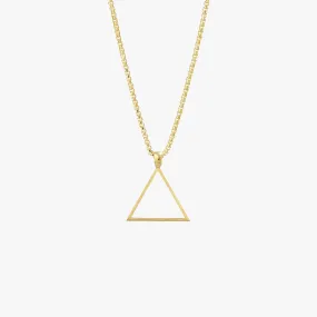 Gold Triangle Necklace