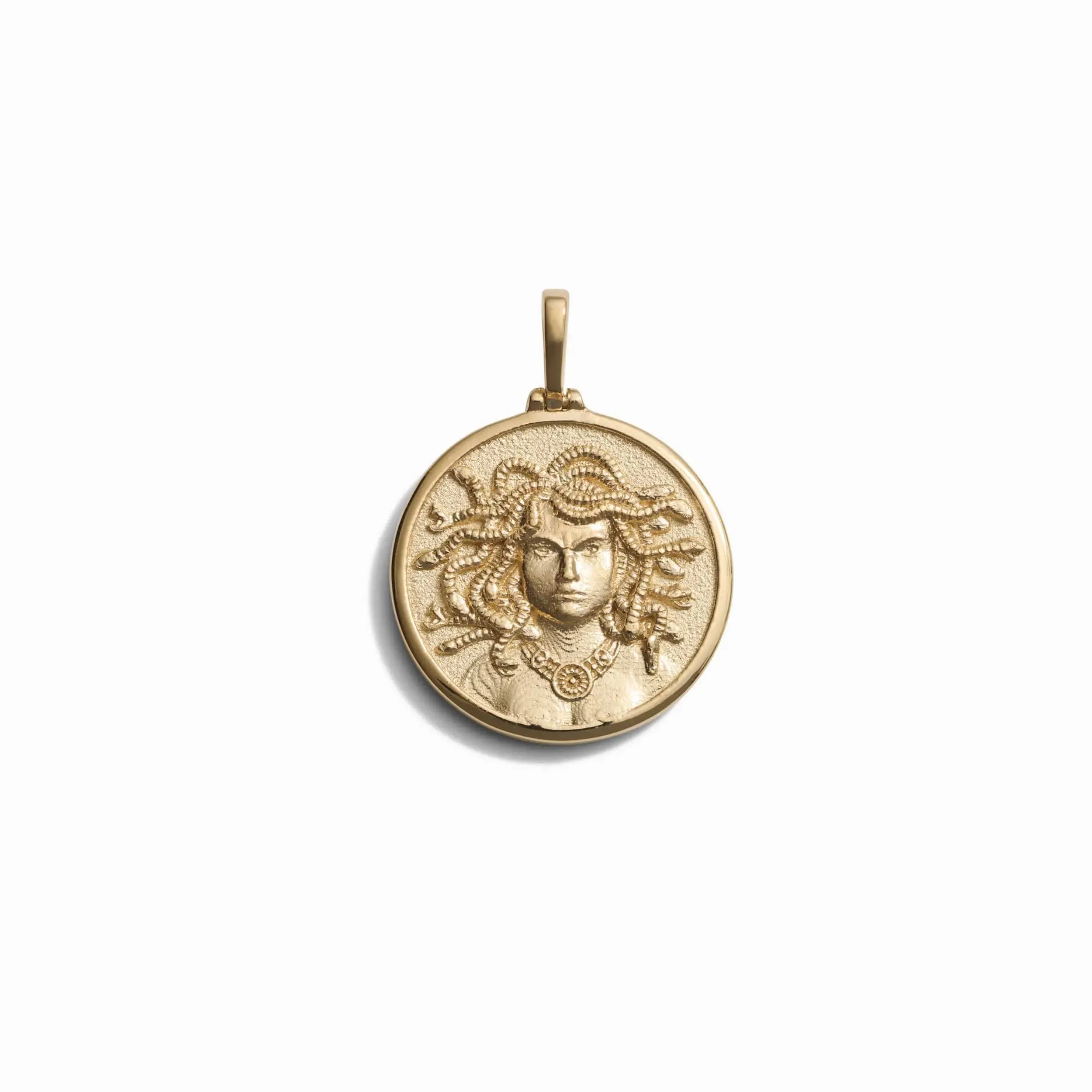 Greek Goddess Coin Pendant