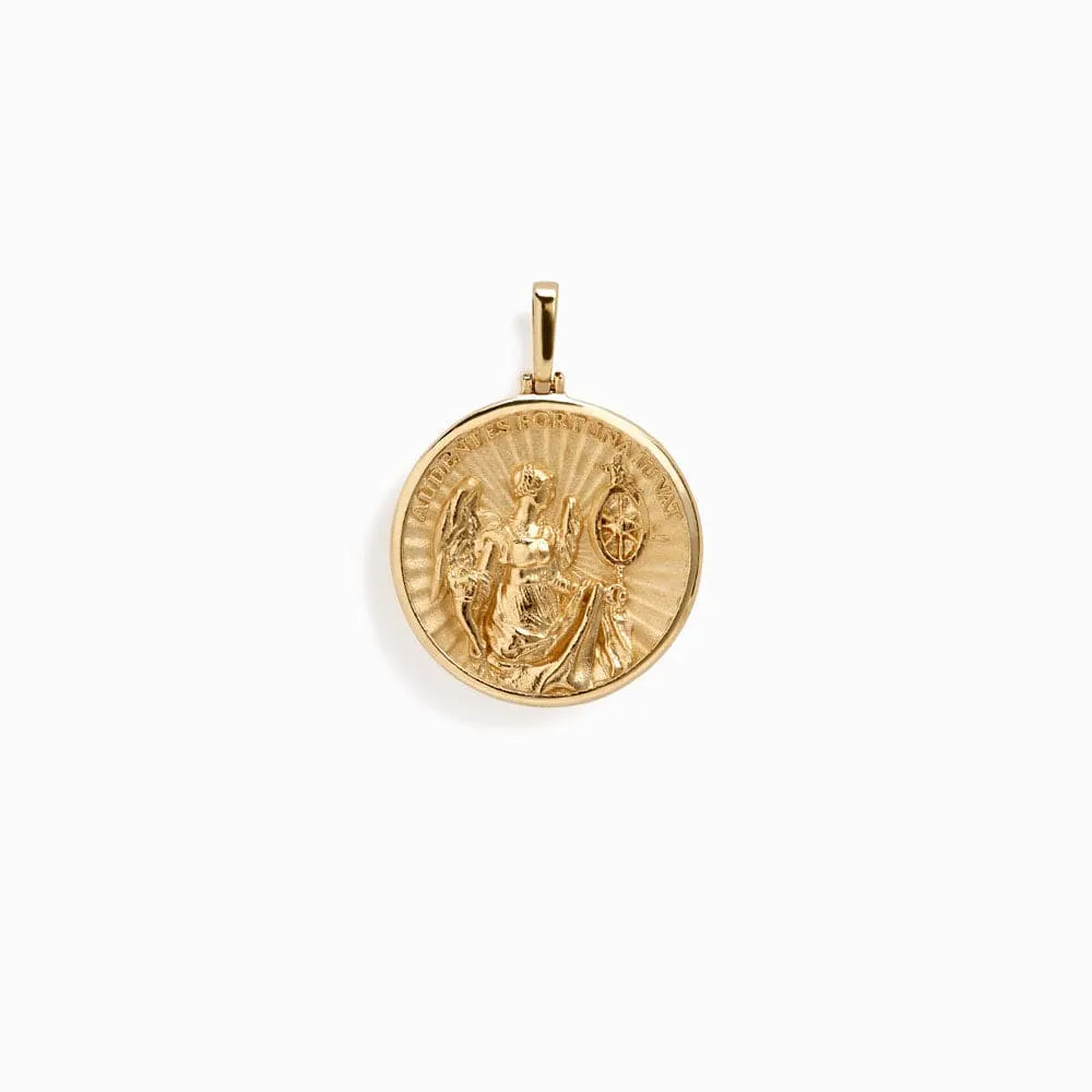 Greek Goddess Coin Pendant