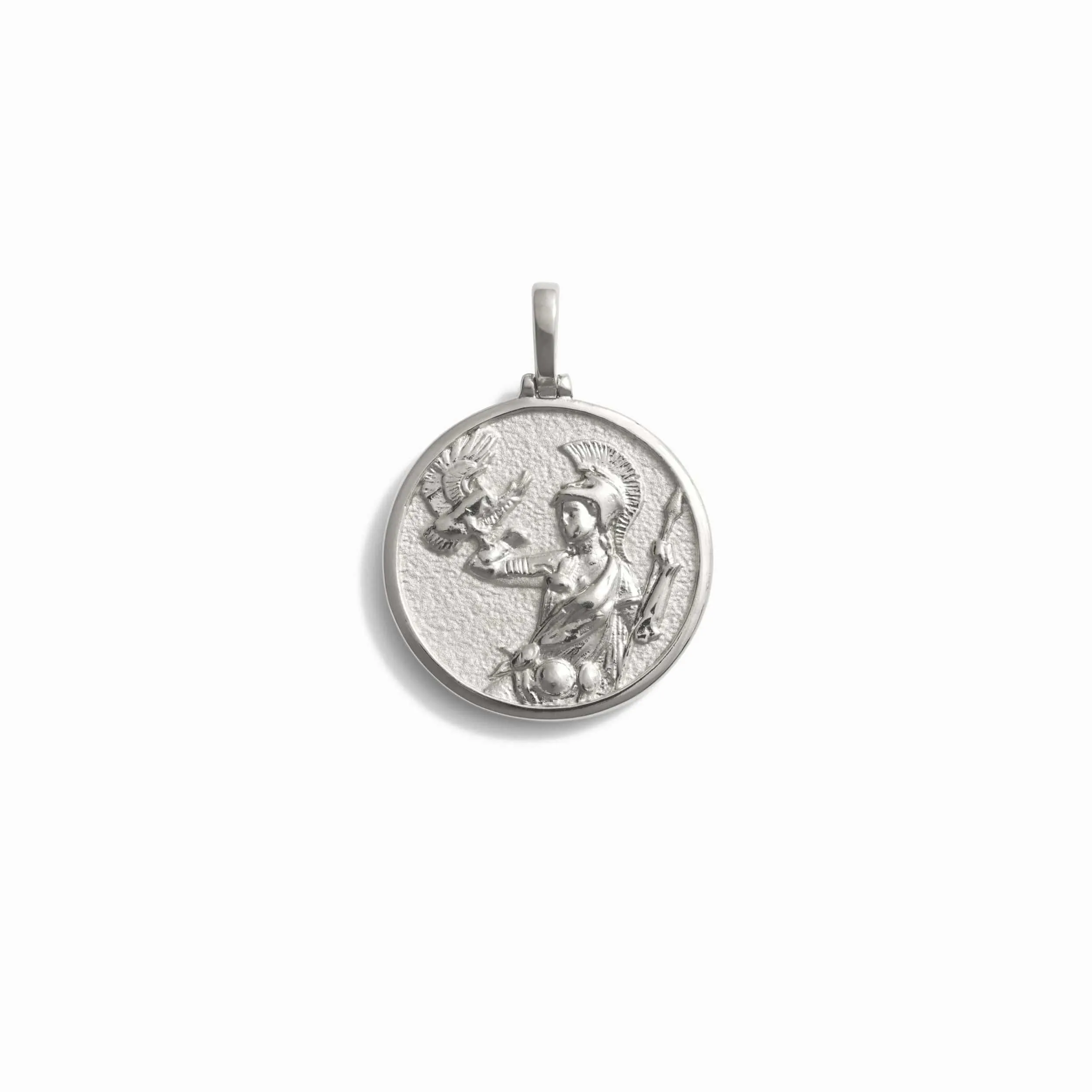 Greek Goddess Coin Pendant