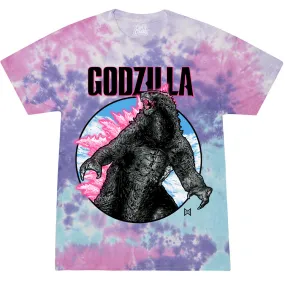 GXK: GODZILLA - TIE-DYE T-SHIRT (OVERCHARGE TIE-DYE)