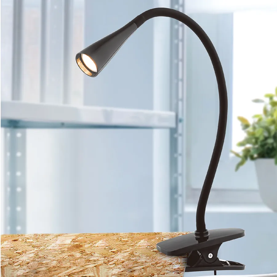 Hagen LED Clip-on Desk Lamp