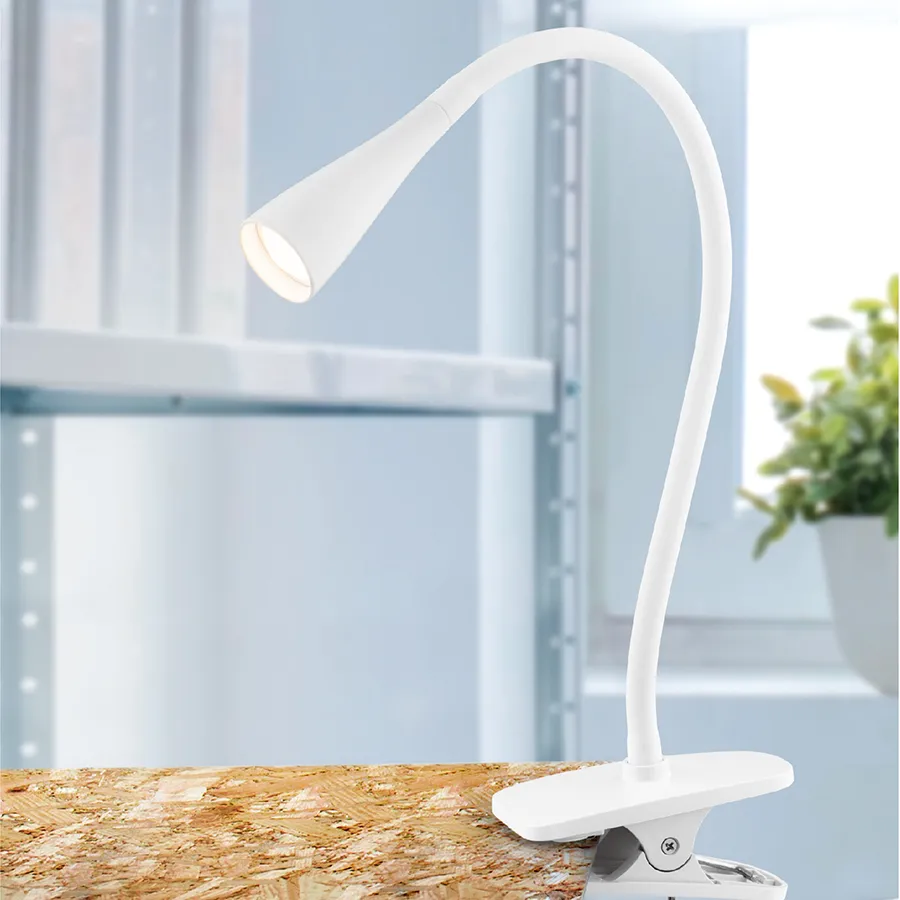 Hagen LED Clip-on Desk Lamp