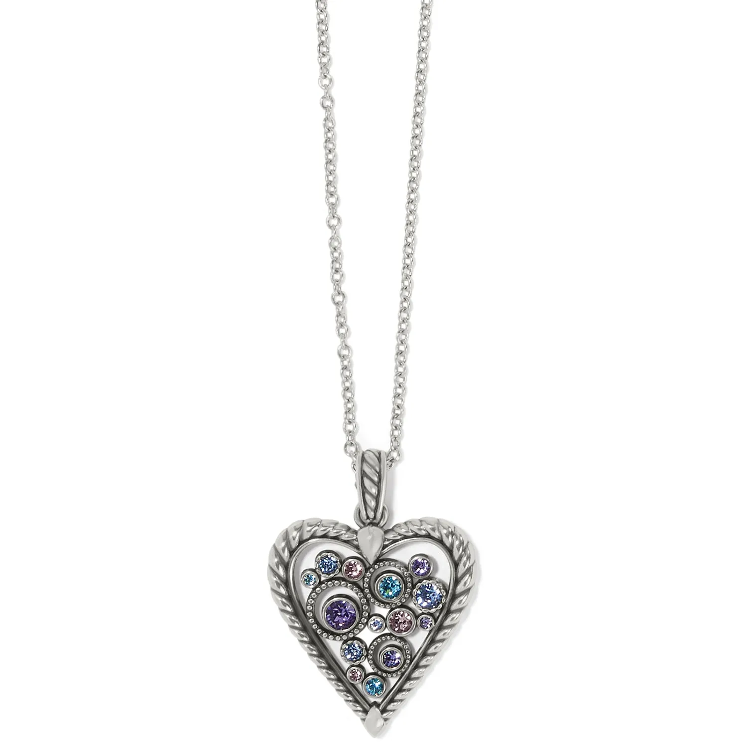 Halo Heart Necklace