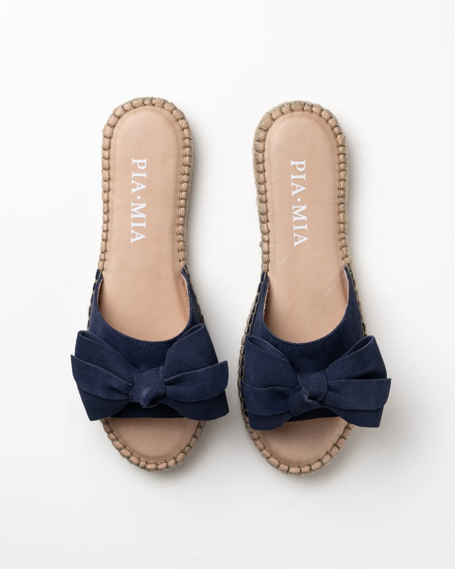 Havana Blue Bow Espadrilles