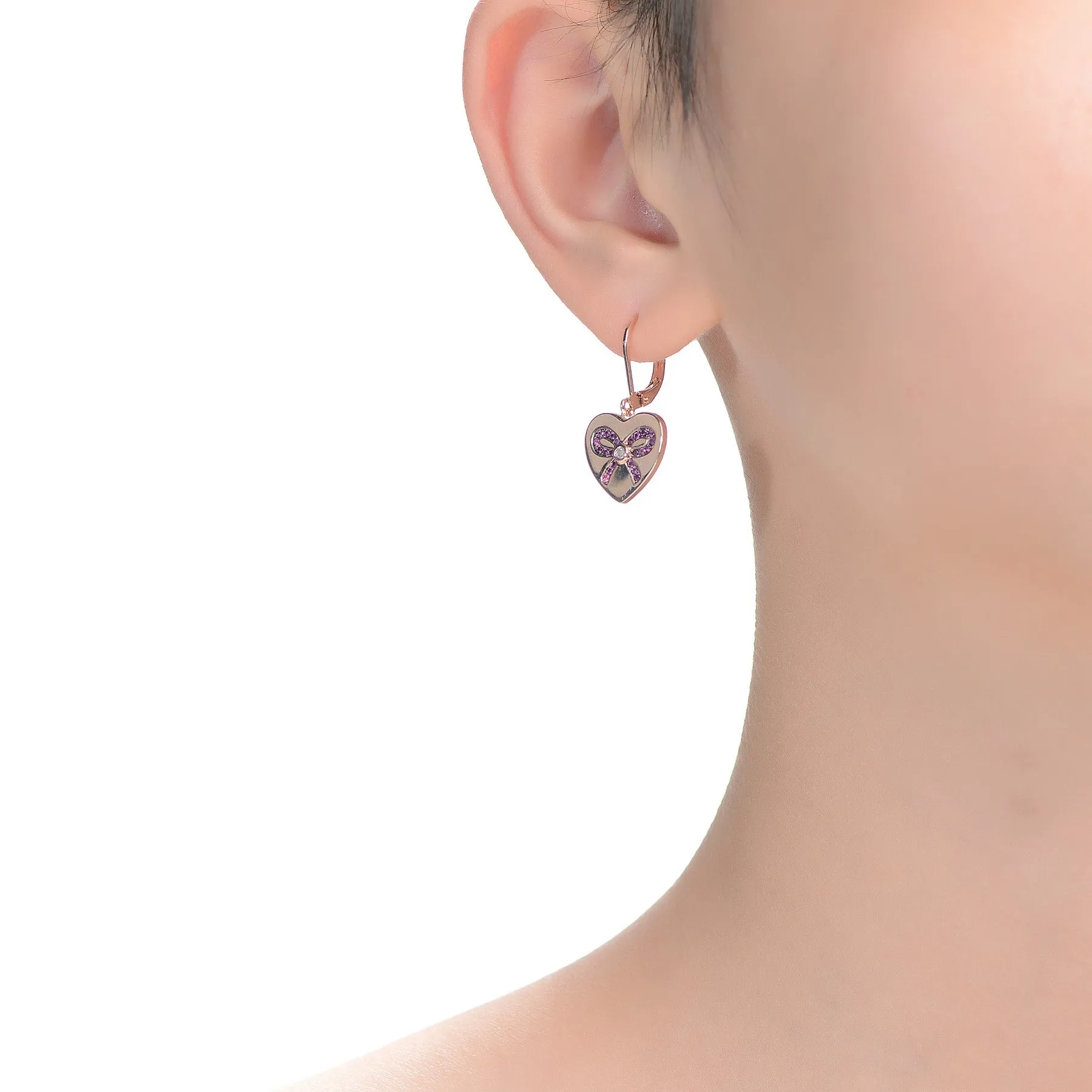 Heart Drop Earrings