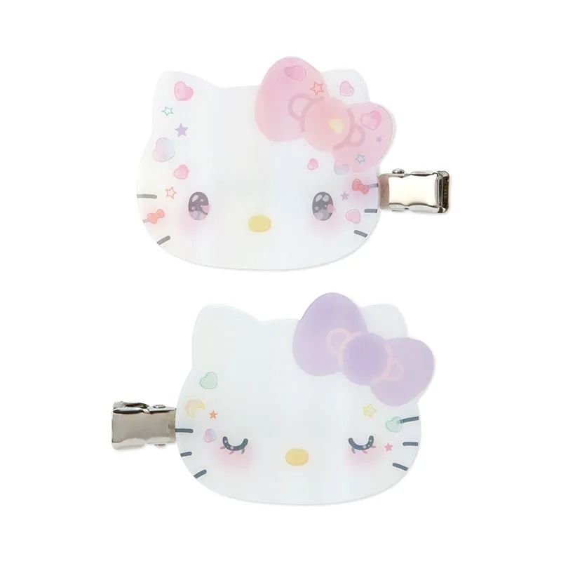 Hello Kitty 2-Piece Hair Clip Set (50th Anniv. The Future In Our Eyes)