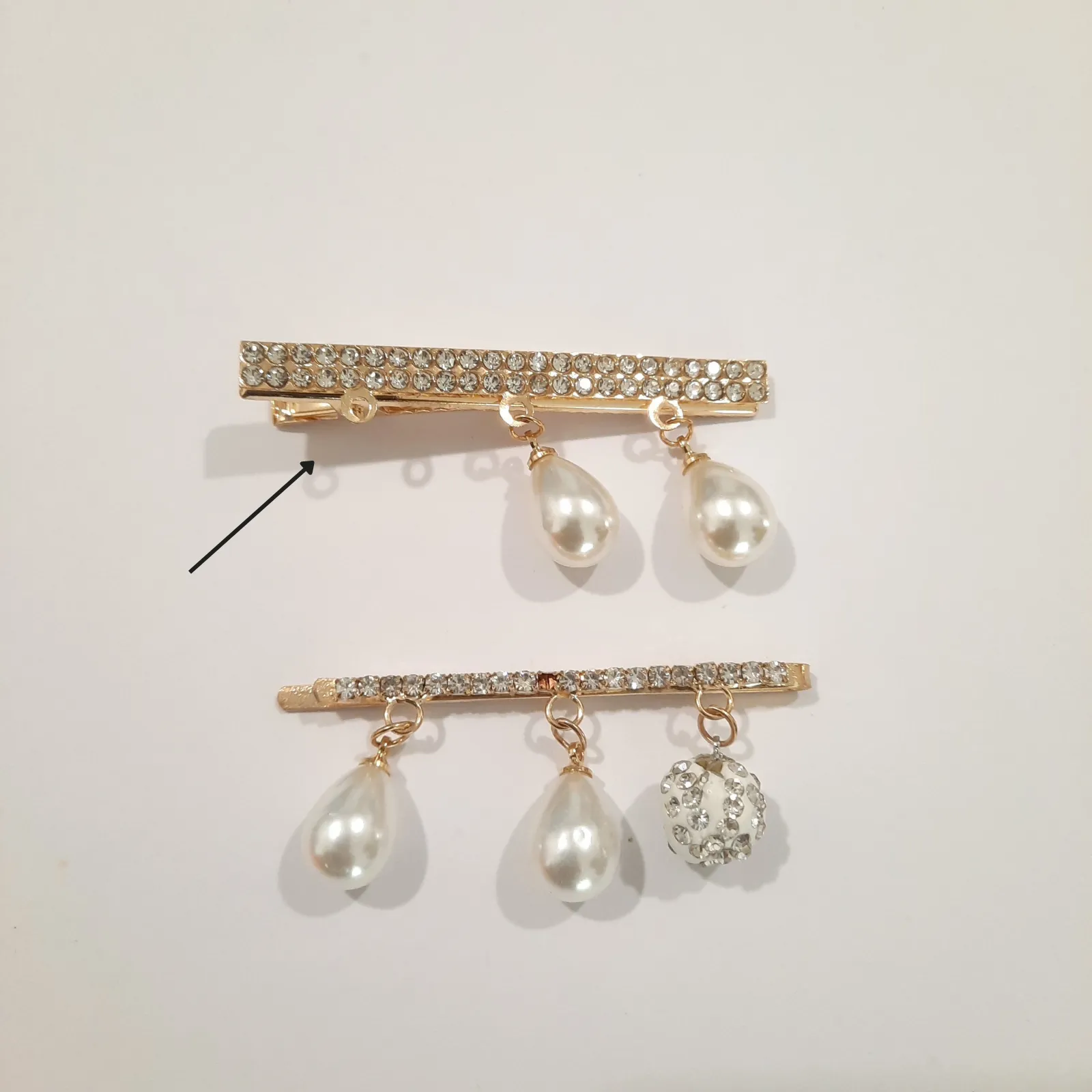 Jill Pearl Hair Pins - Sample