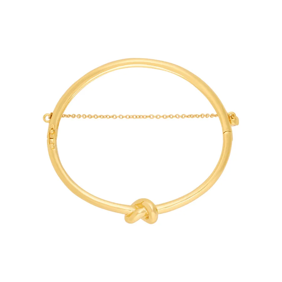 Knot Gold Bangle