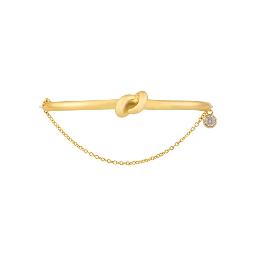 Knot Gold Bangle