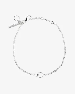 Les Amis drop bracelet silver