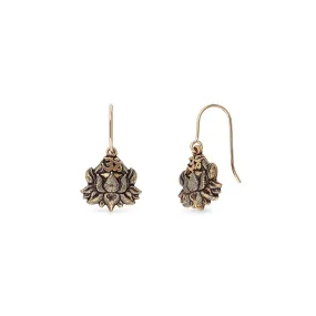 Lotus Hook Earrings