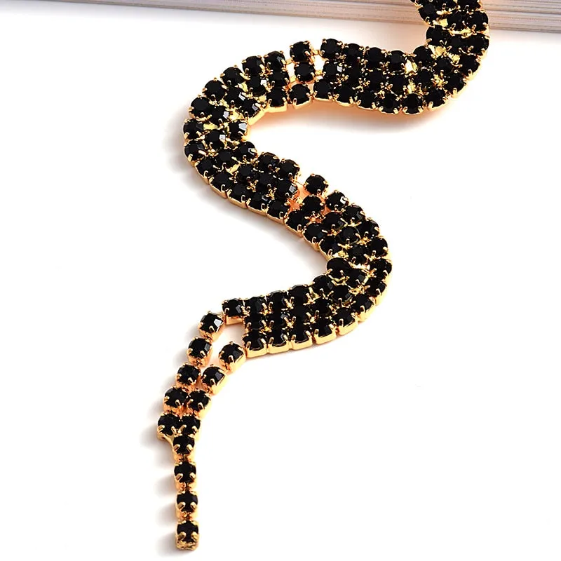 Luxurious Long Drop Snake Earrings