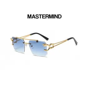 Mastermind - Gold & Double Blue Sunglasses