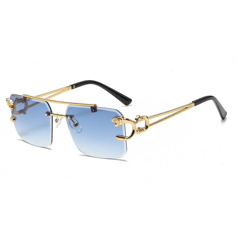 Mastermind - Gold & Double Blue Sunglasses