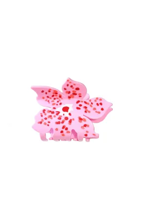 Mills Floral Hair Clip - Pink