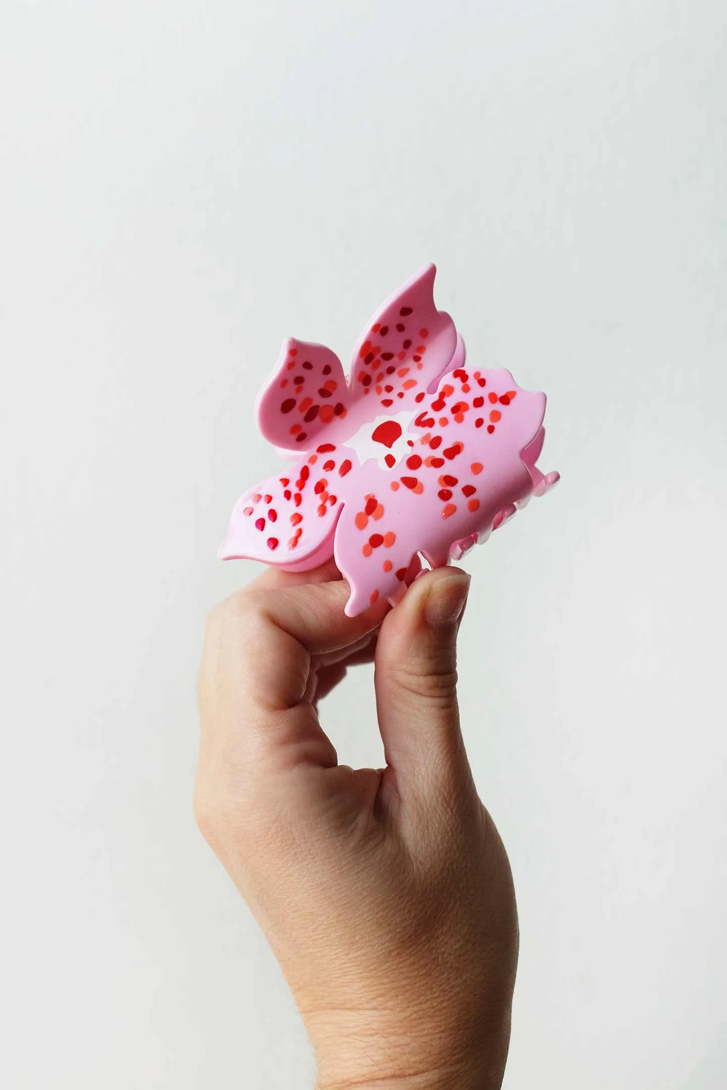 Mills Floral Hair Clip - Pink