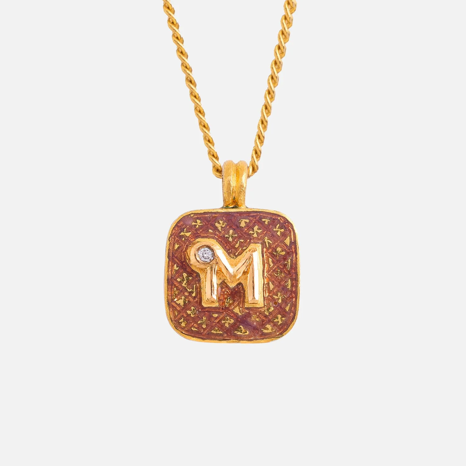 Mohur Initial Necklace