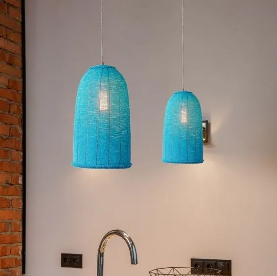 Naka Turquoise Pendant Light