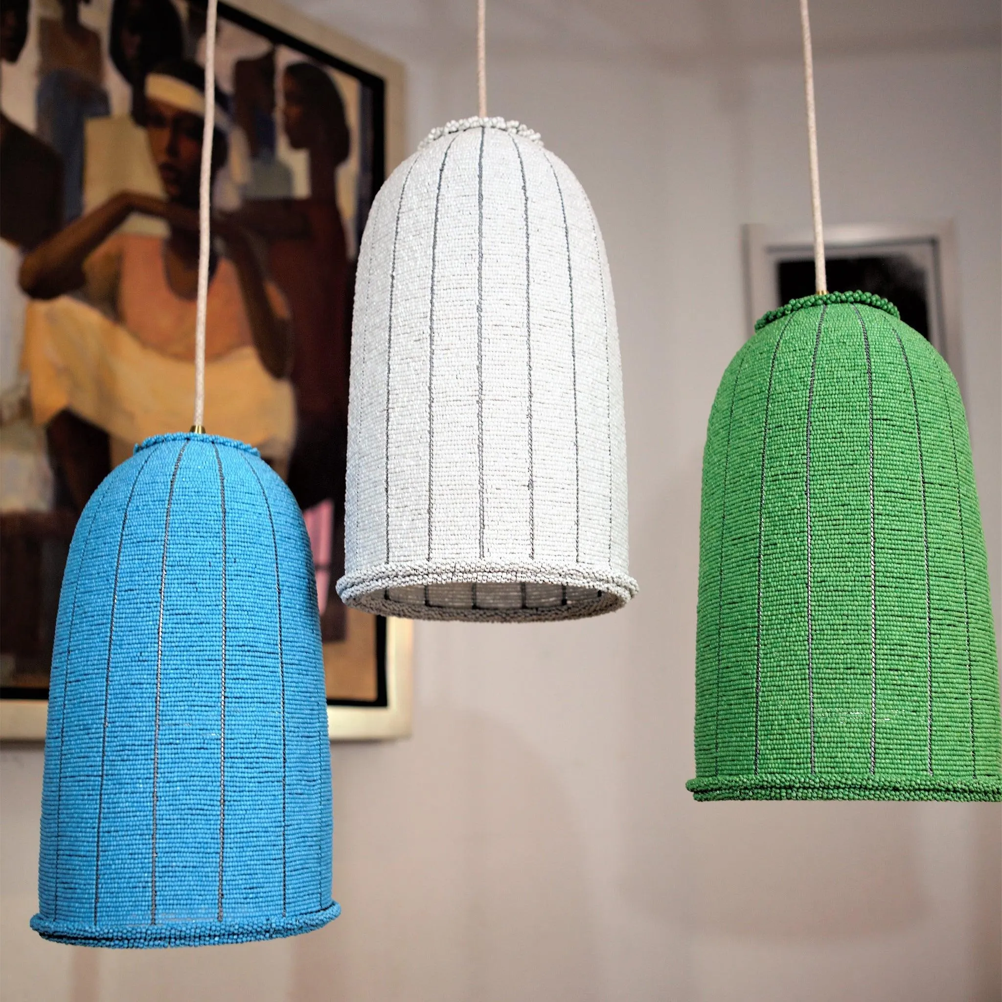 Naka Turquoise Pendant Light