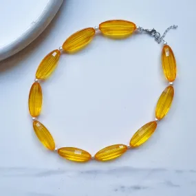 Orange/yellow necklace