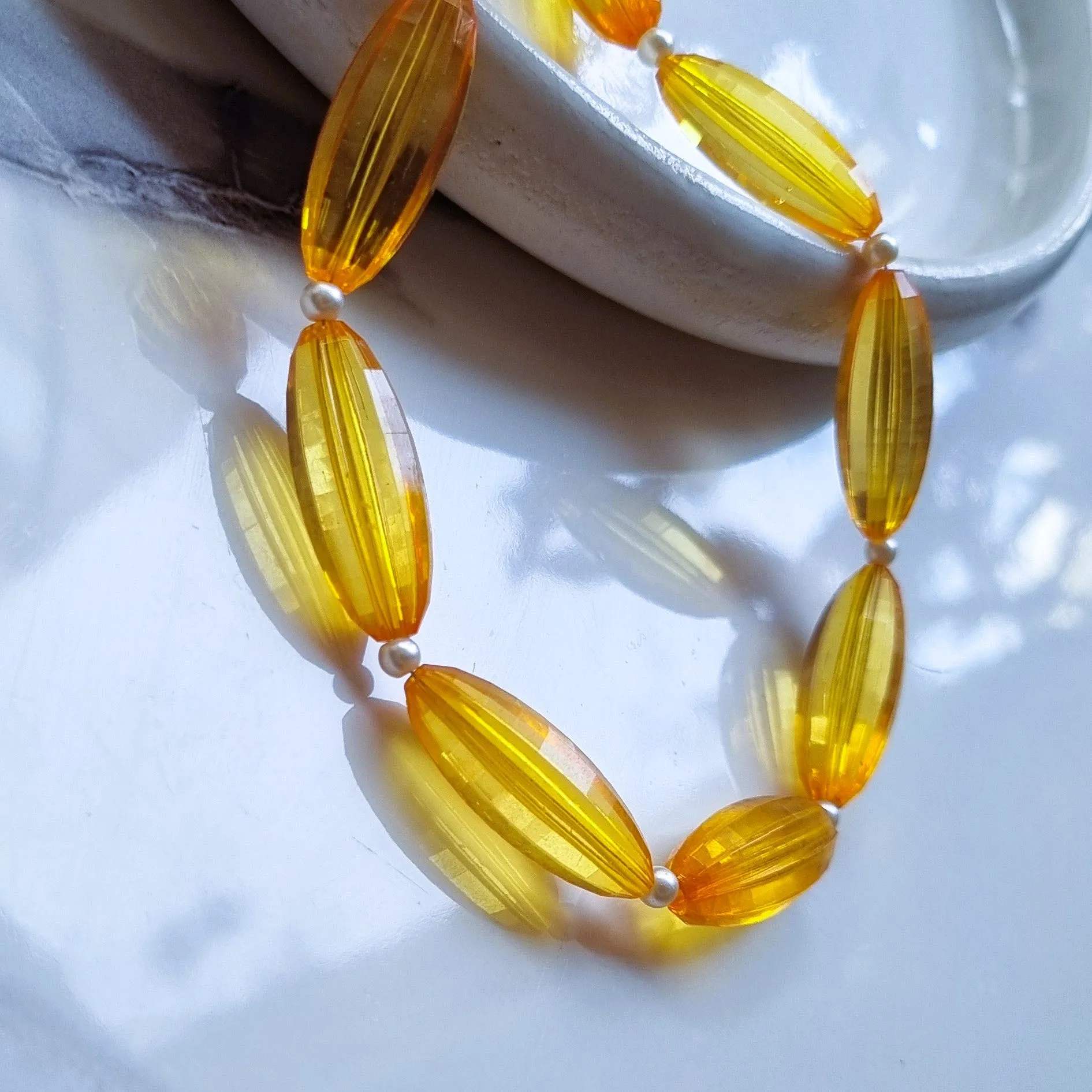 Orange/yellow necklace