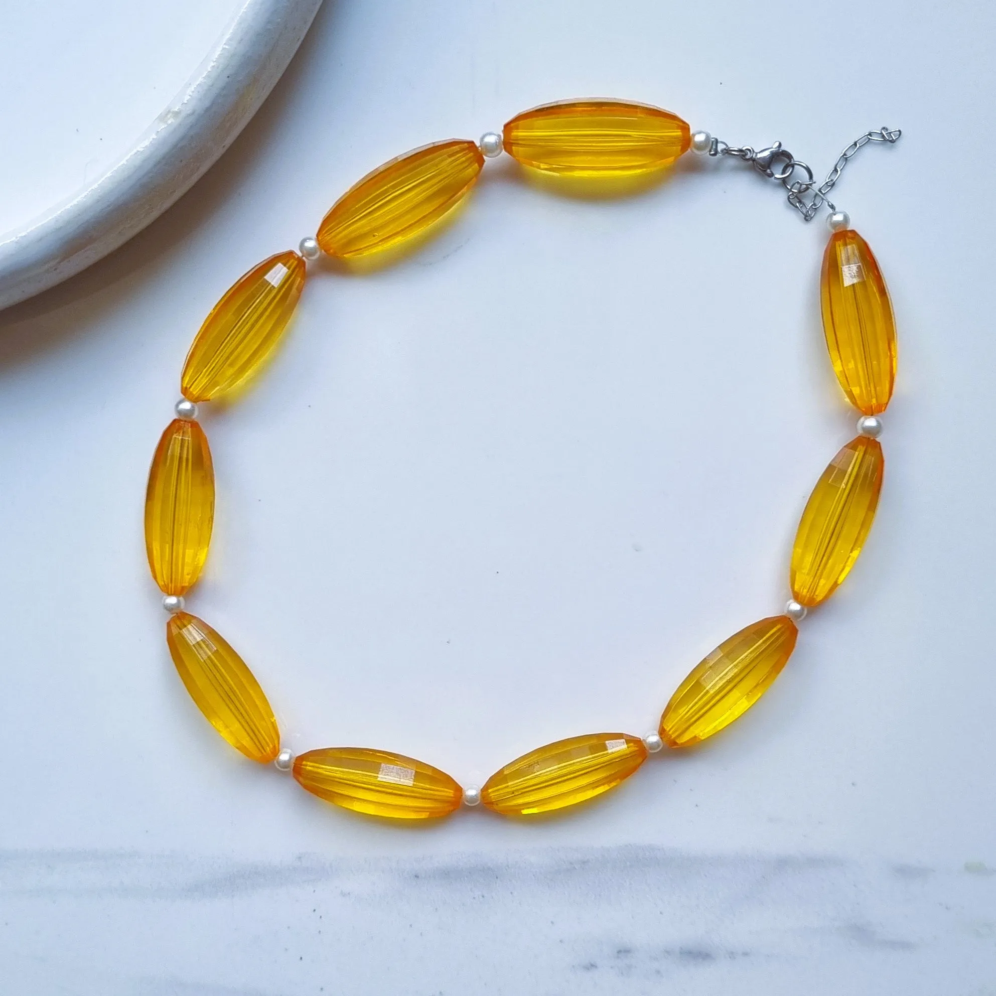 Orange/yellow necklace