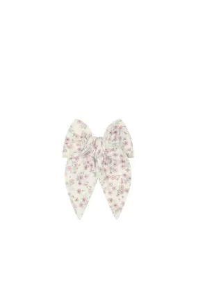 Organic Cotton Bow - Posy Floral