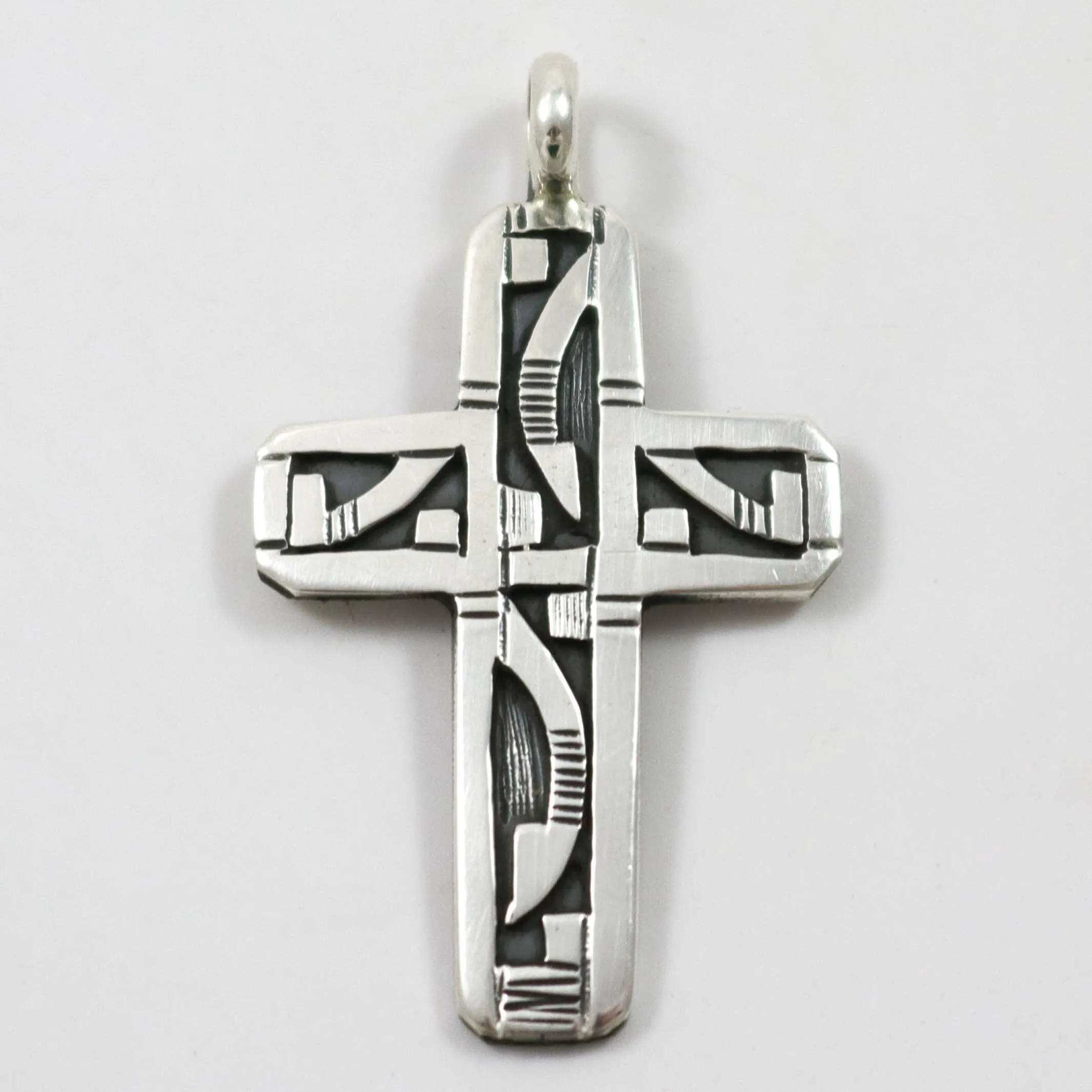 Overlay Cross Pendant