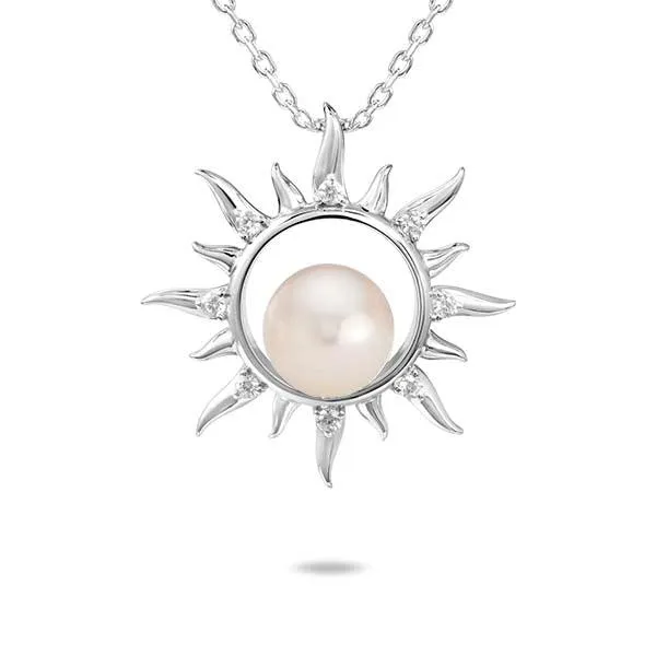 Pearl Sun Pendant