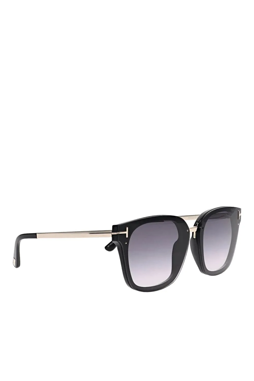 Philappa Black Smoke Square Sunglasses