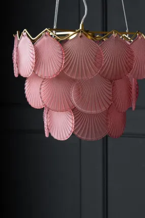 Pink Shell Pendant Light