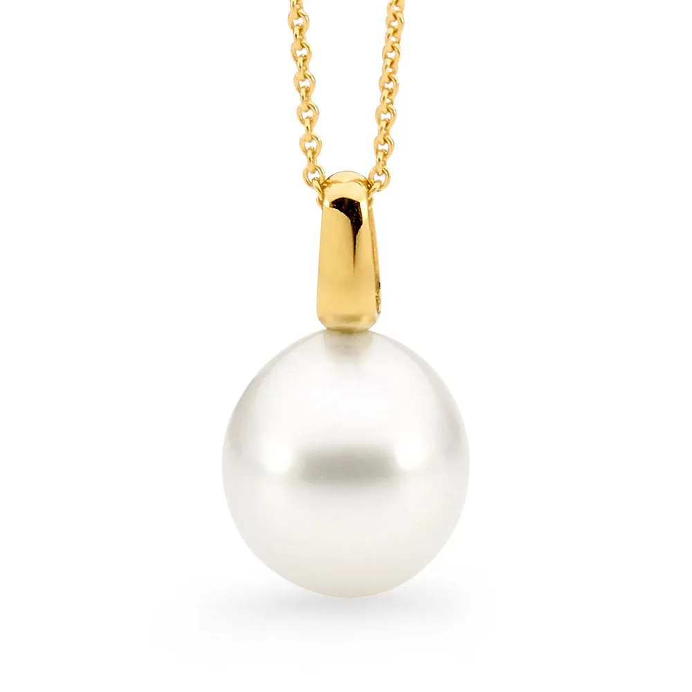 Reverse Taper Pearl Pendant