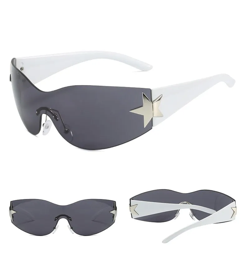 Rimless 'Star' Sunglasses