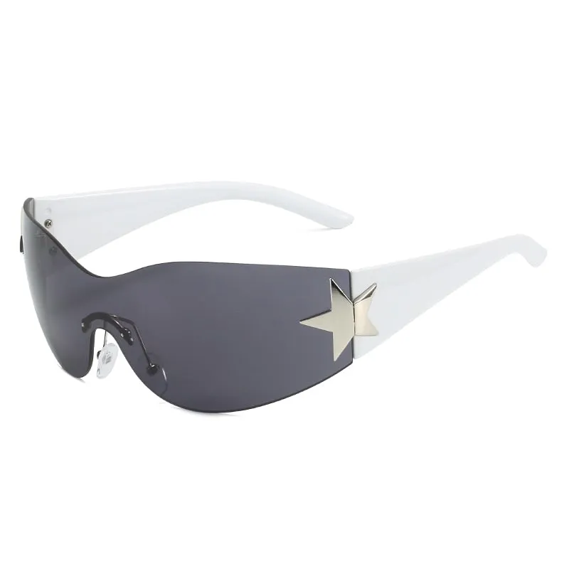 Rimless 'Star' Sunglasses