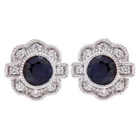 Sapphire Stud Earrings