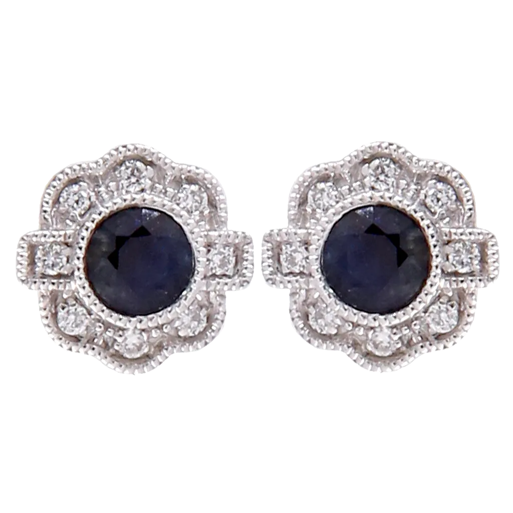 Sapphire Stud Earrings