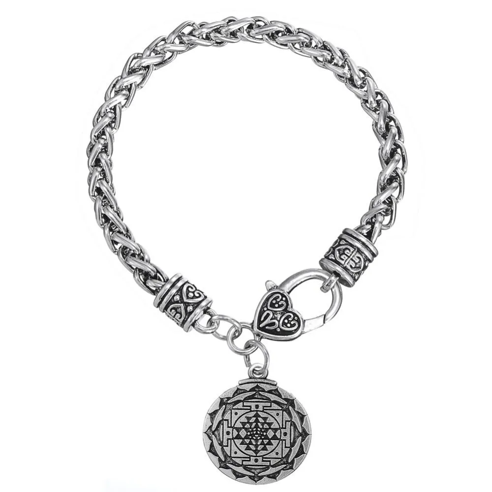 Sri Yantra Pendant Bracelet