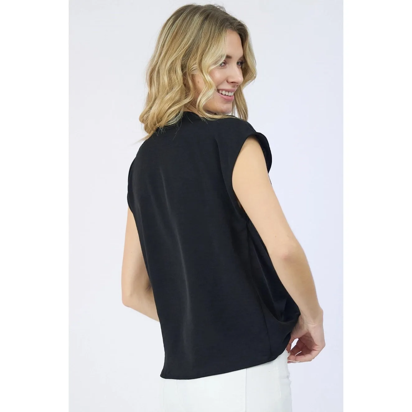 Stella Drop Sleeve V Neck