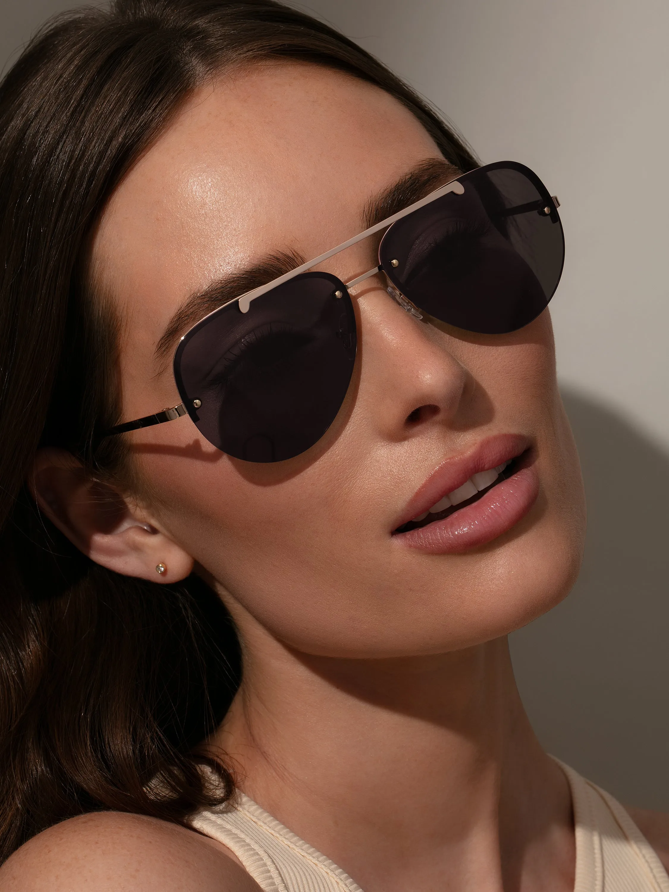 Straight Shooter Aviator Sunglasses