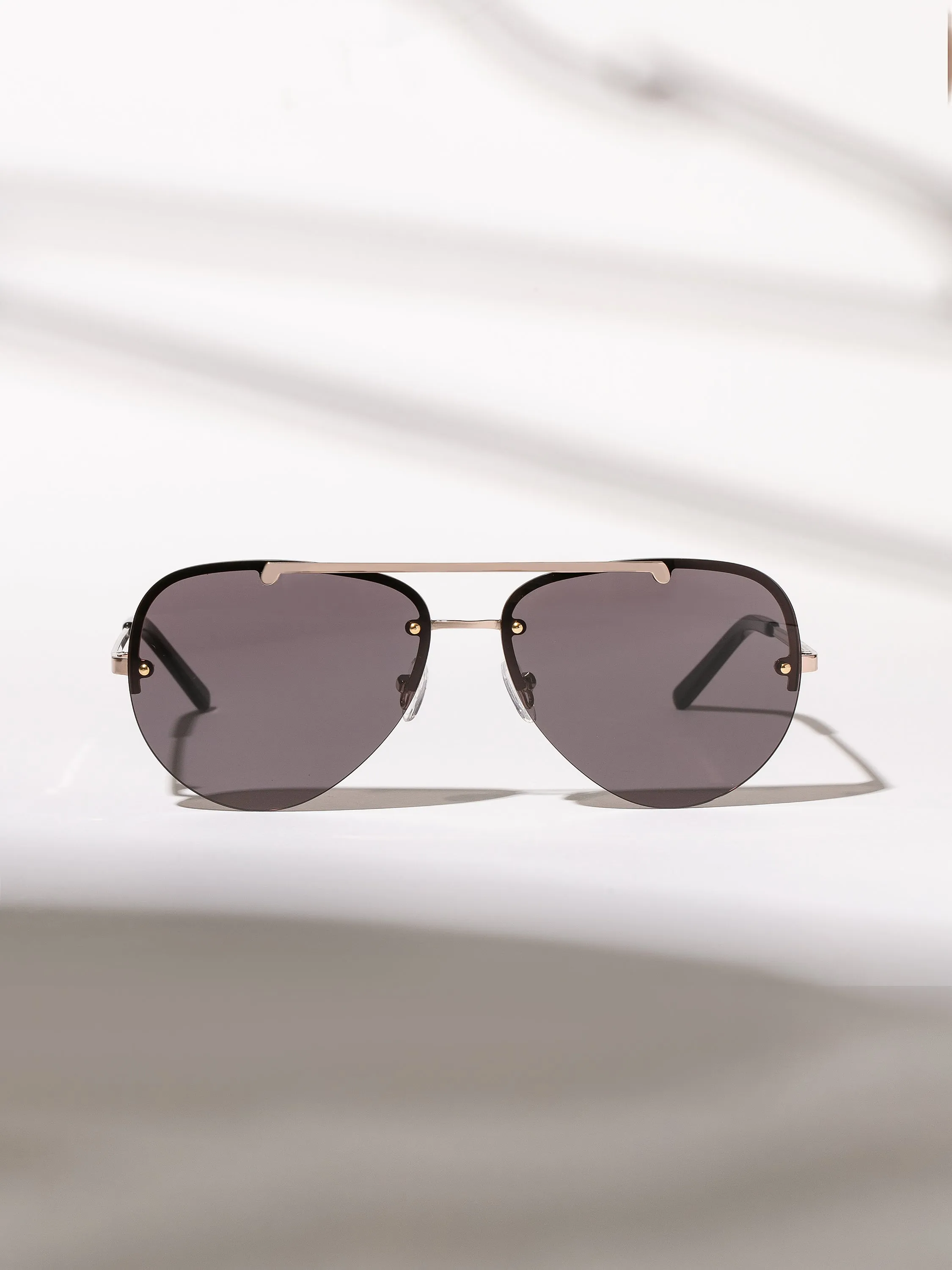 Straight Shooter Aviator Sunglasses