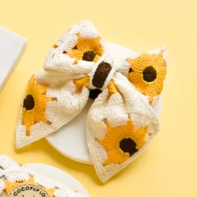 Sunflower Patch Sailor Bow Tie