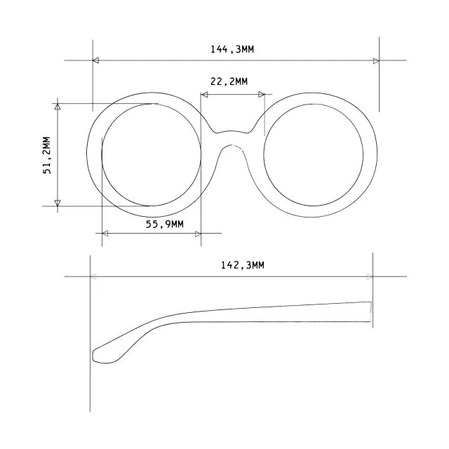 Sunglasses MONICA OK014-BK